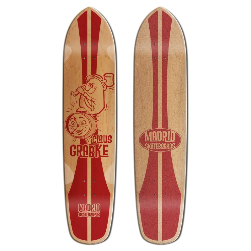 Madrid Claus Grabke Retro Cruiser 7.5" Old School Skateboard Deck