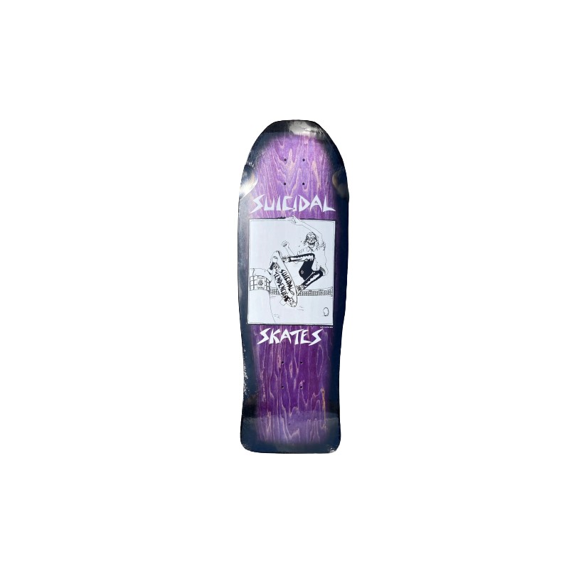 Dogtown Suicidal Pool Skater Reissue Stain / Fade - 30.5" x 10.125" - Old Skool Skateboard Deck