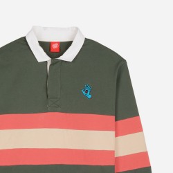 Santa Cruz Mini Hand Stripe Longsleeve Polo