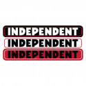 Independent Trucks Bar Logo Sticker Assorted Colors 8" x 1.2"