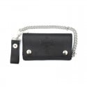 Dogtown Vintage Cross Large Leather Chain Wallet