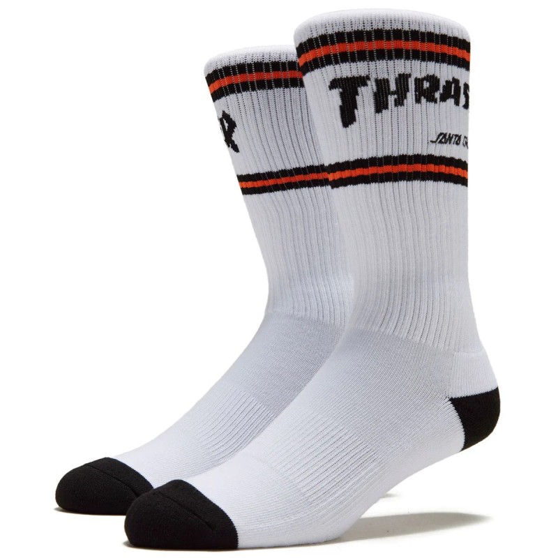 Thrasher x Santa Cruz Strip Crew Socks