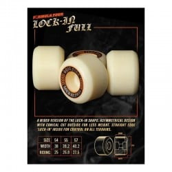 Spitfire Formula Four Lock-In Full 54mm 99Du Skateboard Ruedas