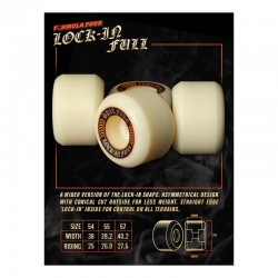 Spitfire Formula Four Lock-In Full 54mm 99Du Skateboard Wielen