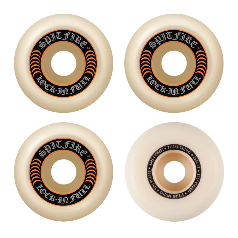 Spitfire Formula Four Lock-In Full 54mm 99Du Skateboard Ruote