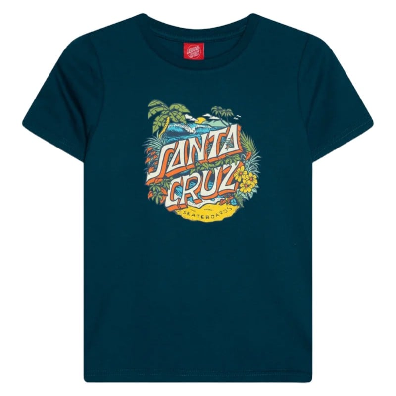 Santa Cruz Aloha Dot Front T-Shirt Kids