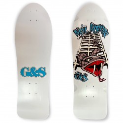 Gordon and Smith Neil Blender 1984 Snake & Lattice Reissue 10.0" Old School Skateboard Deck