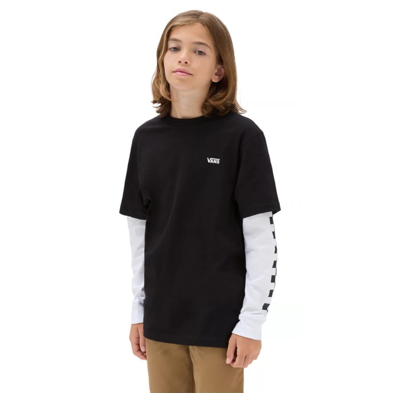 Vans Long Check Twofer Kids Longsleeve