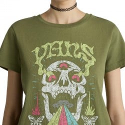 Vans Skull Saucer Crew Women's T-Shirt