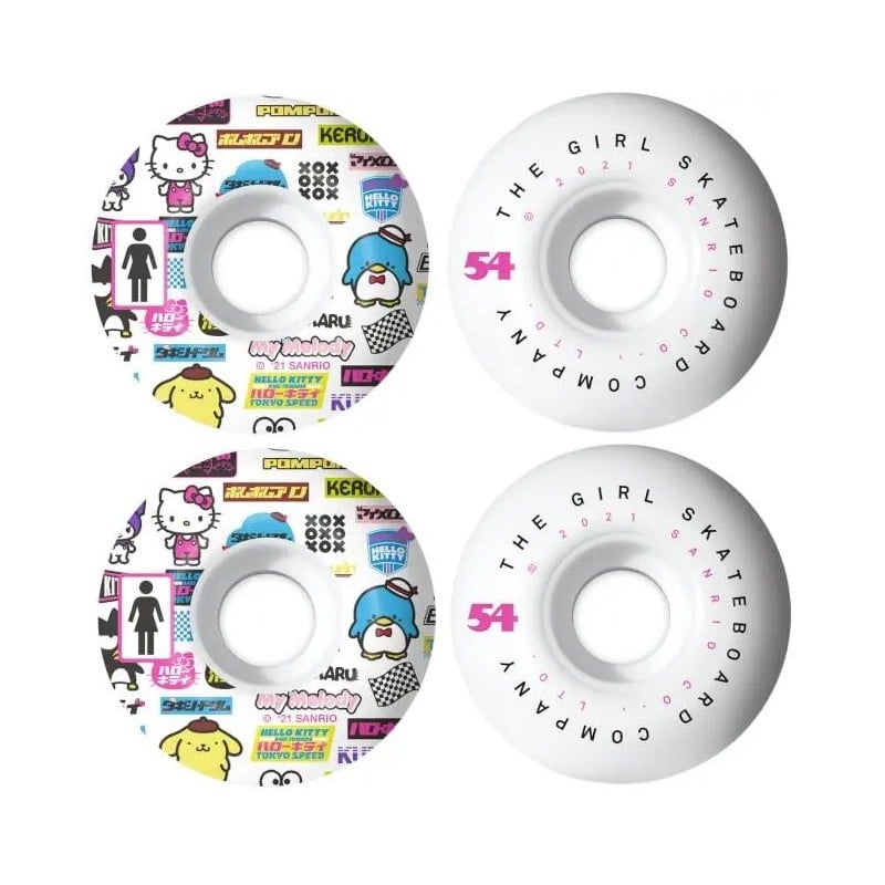 Girl  Tokyo Speed 52mm 99A Skateboard Wheels