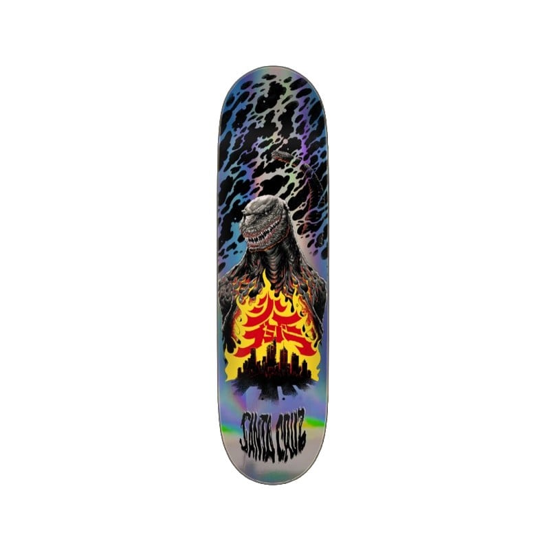 Santa Cruz x Godzilla Shin Knox Firepit 8.5" Skateboard Deck