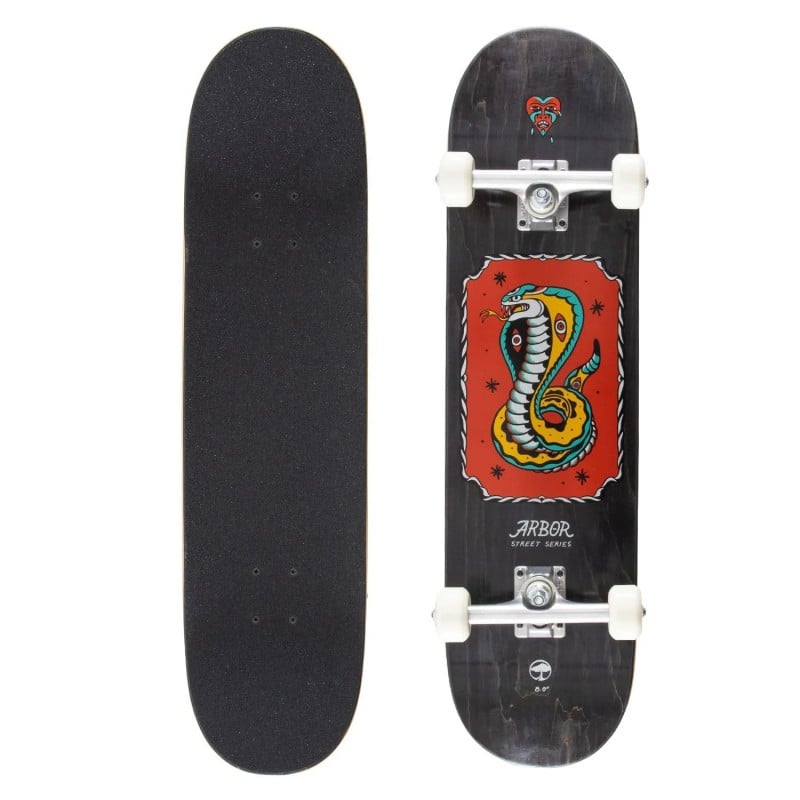 Arbor Street Inked 8.0" Skateboard Complete