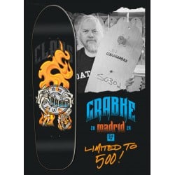 Madrid Claus Grabke SHOF 8.625" Old School Skateboard Deck