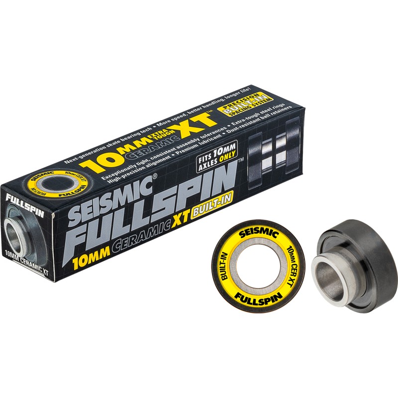 Seismic Fullspin 10mm Ceramic XT Built-In Bearings (set of 8)