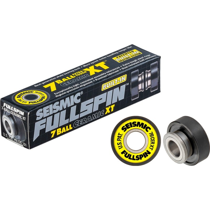 Seismic Fullspin 7-Ball Ceramic XT Built-In Bearings (set of 8)