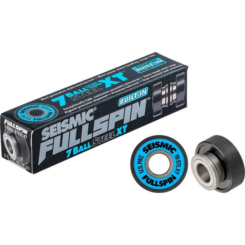 Seismic Fullspin 7-Ball Steel XT Built-In Bearings (set of 8)