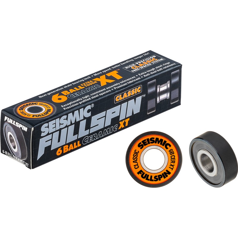 Seismic Fullspin 6-Ball Ceramic XT Classic Bearings (set of 8)