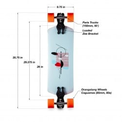 Loaded Tangent 36" Longboard Complete