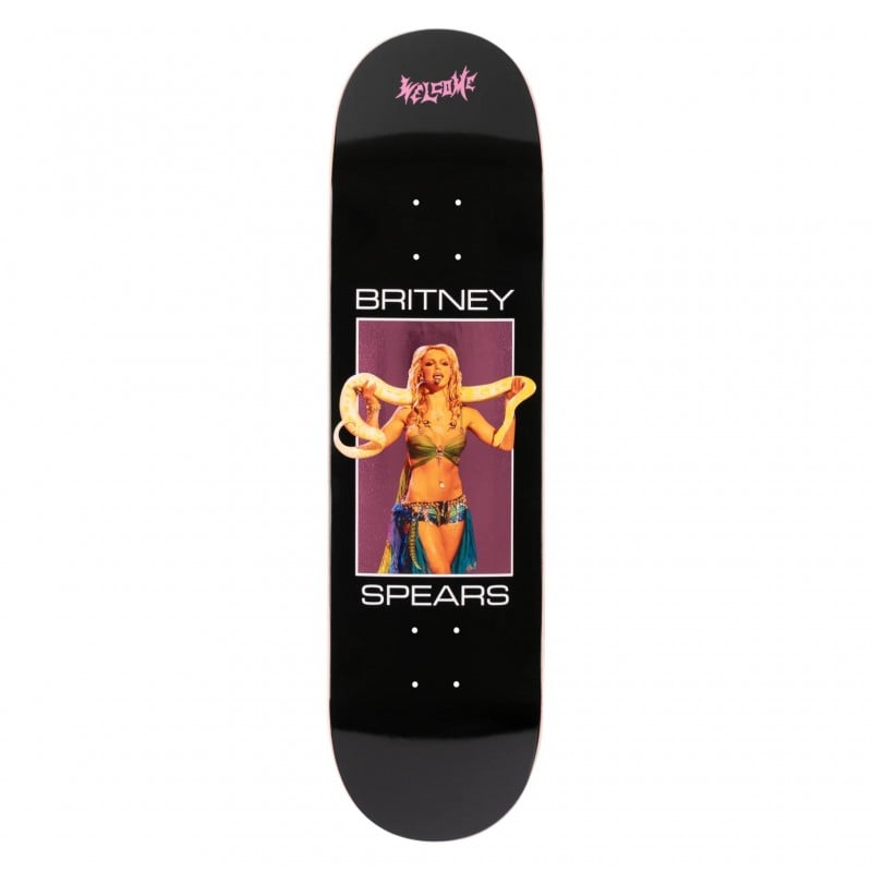 Welcome x Britney Spears Snake 8.5" Skateboard Deck