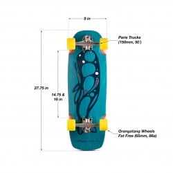 Loaded Ballona Moby Cruiser Skateboard Complete