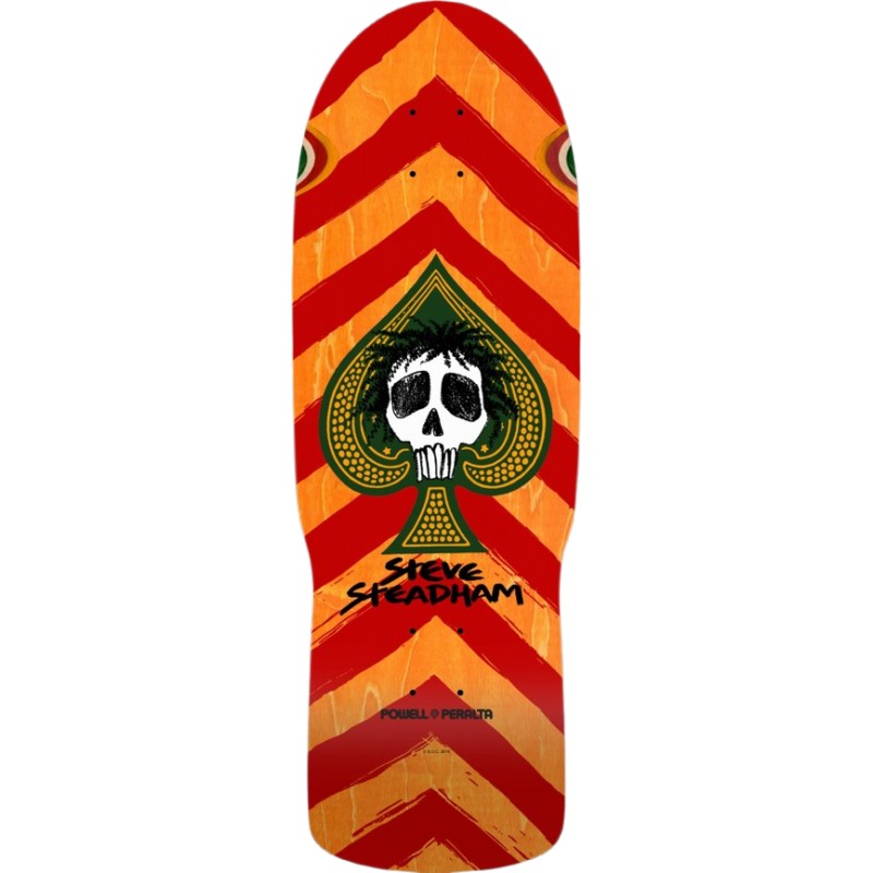 Powell-Peralta Steadham Skull & Spade Reissue Shape 153 10.0" Skateboard Deck