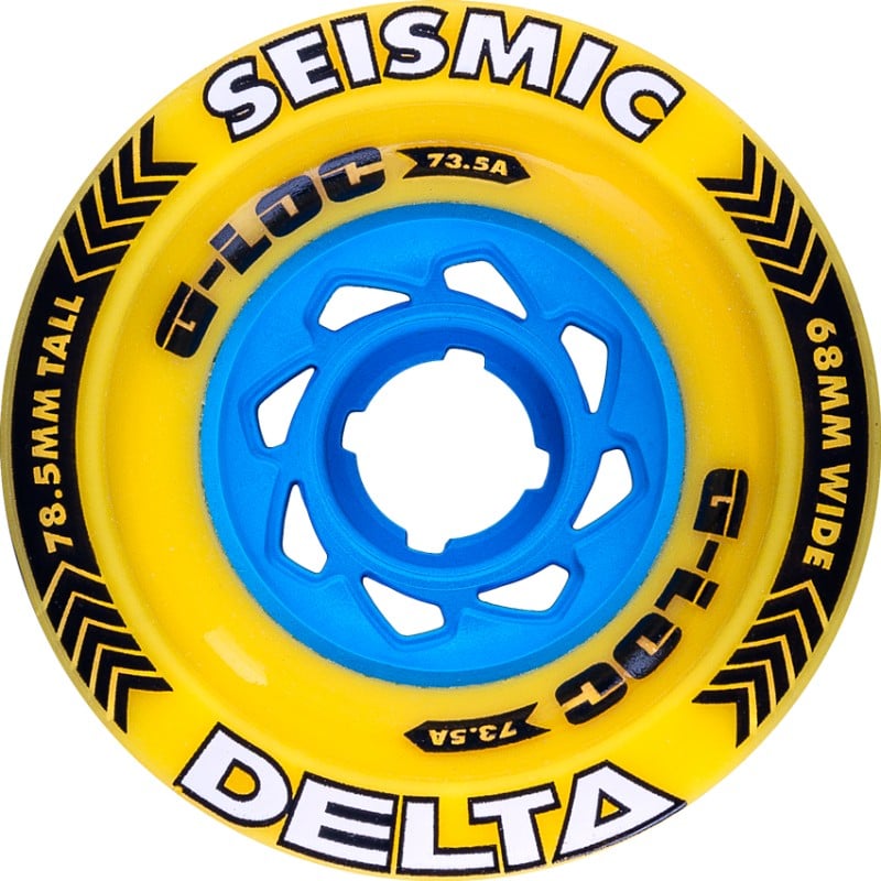 Seismic Delta 78.5mm Longboard Rollen