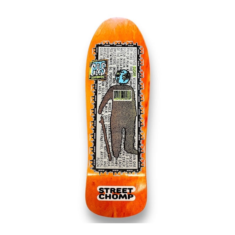 Gordon and Smith 1990 Street Chomp 2 10.0" Skateboard Deck