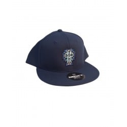 Dogtown Blue Cross Patch Snapback Cap