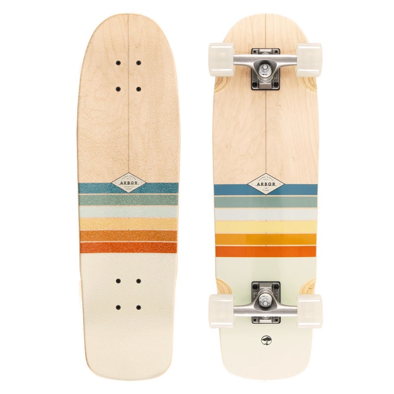 Arbor Pilsner Foundation Rainbow 29” - Cruiser Skateboard Complete