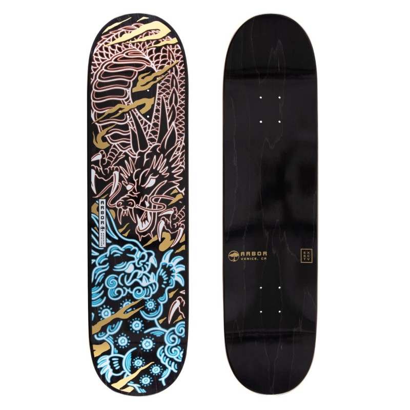 Arbor Shuriken Dragon Foo 8.25" Skateboard Deck