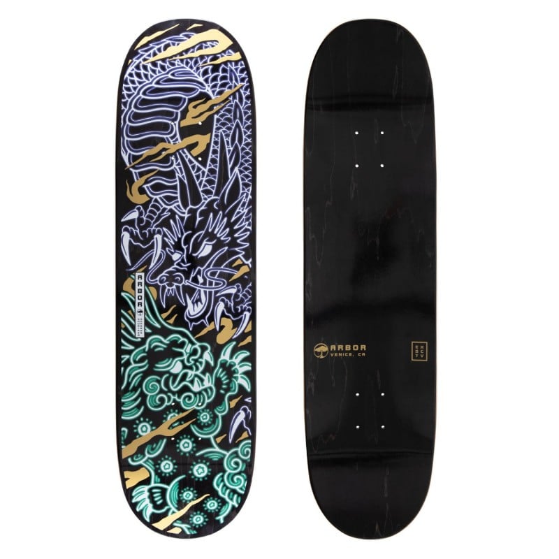 Arbor Shuriken Dragon Foo 8.5" Skateboard Deck