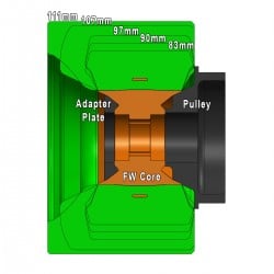 Abec11 Superfly 111mm Longboard Roues