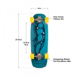 Loaded Ballona Moby Cruiser Skateboard Complete