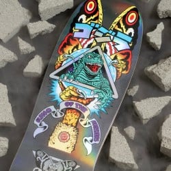 Santa Cruz x Godzilla Mothra Natas 10.5" Old School Skateboard Deck