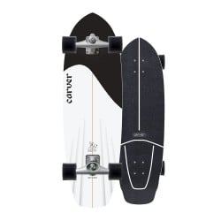 Carver Zwart Tip 2 33" Surf Skate Complete