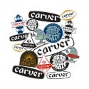 Carver Sticker Pack 16 Assorted