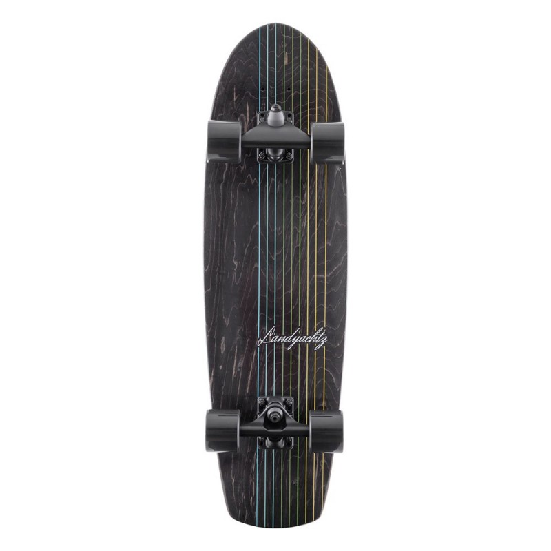 Landyachtz Butter 31" Hypercarve Longboard Complete - Black Lines