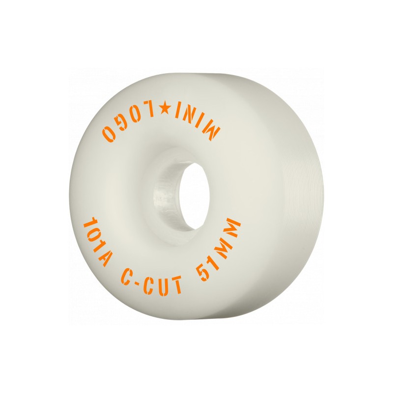 Mini Logo C-Cut White 51mm Skateboard Ruote