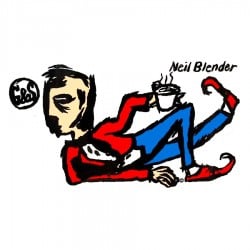 G&S Neil Blender Coffee Break Sticker 5.5''