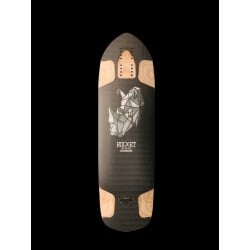 Rocket Rhino Asym Racetail 30" Longboard Deck