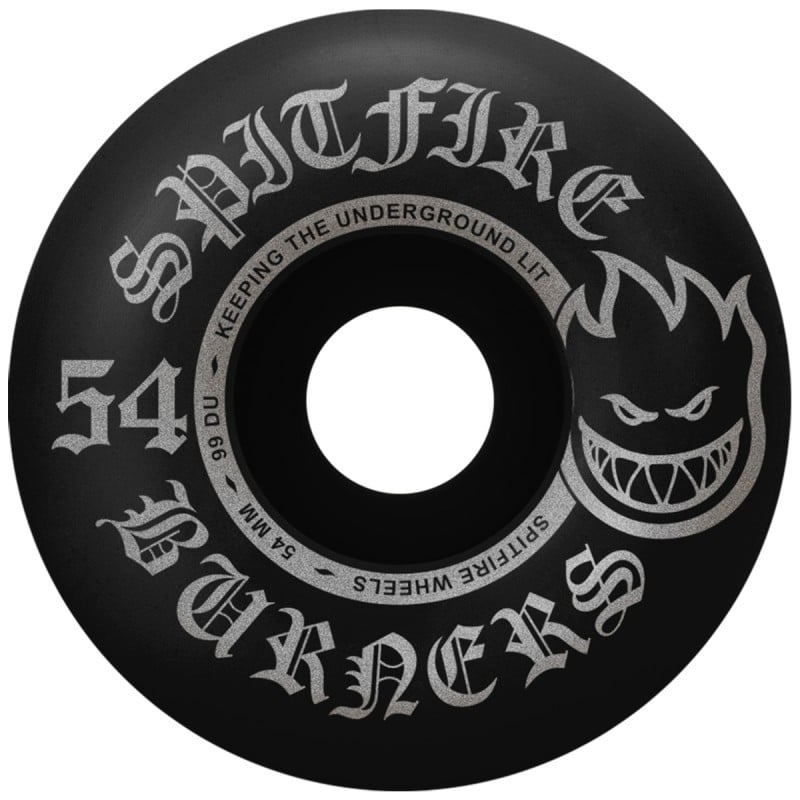 Spitfire Burner Black 54mm Skateboard Roues