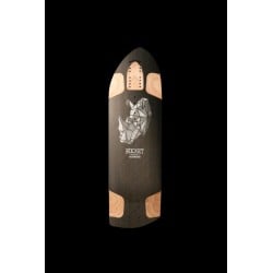 Rocket Rhino Asym Racetail 30" Longboard Deck