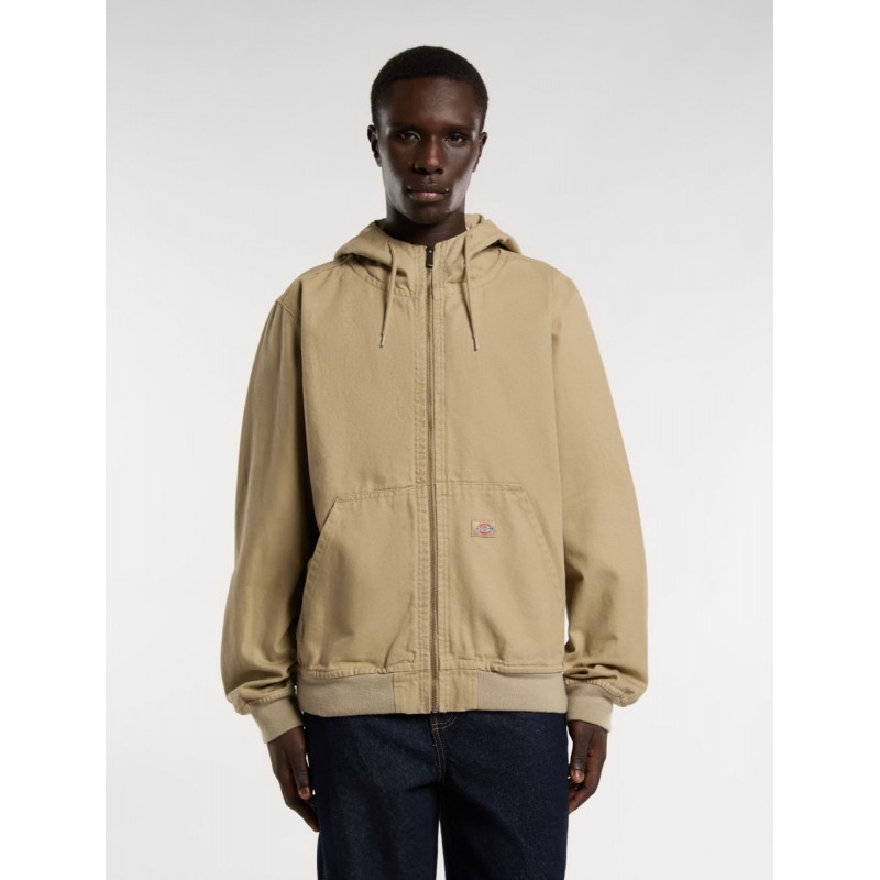 Dickies Duck Canvas Hooded Unlined Jacket  Desert Sand