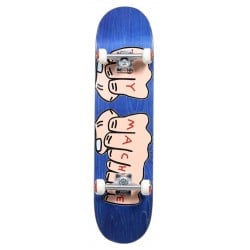 Toy Machine Fist Woodgrain Red 7.75 - Blue