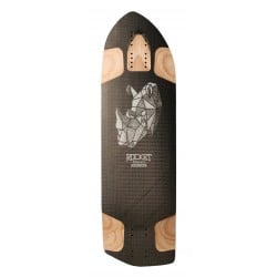 Rocket Rhino Asym Racetail 30" Longboard Deck