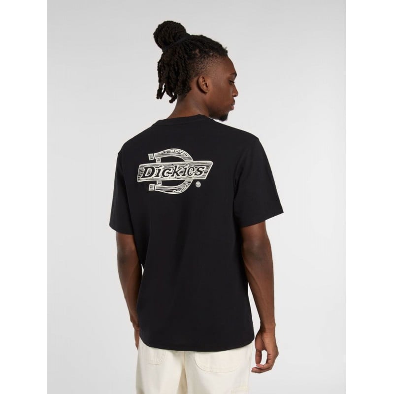 Dickies Wood Logo T-Shirt Black Black