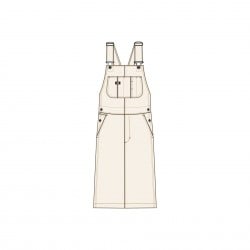 Dickies Bib Long Overall Dress Women