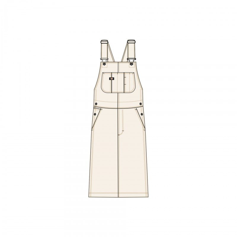 Dickies Bib Long Overall Dress Women