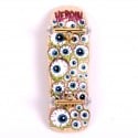 Custom Pro X Heroin Skateboards Eyes Fingerboard Complete