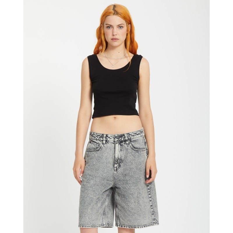 Volcom Beeggy Denim Shorts Women